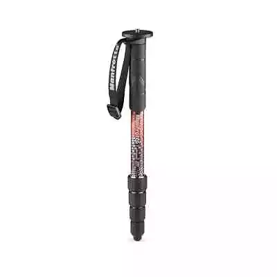 Manfrotto Element MII Aluminium Monopod 5 Section (Red) • $69