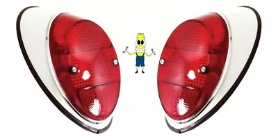 Empi Red Tail Light Assembly For VW Bug / Beetle 1962-1967 Left/Right • $184.95