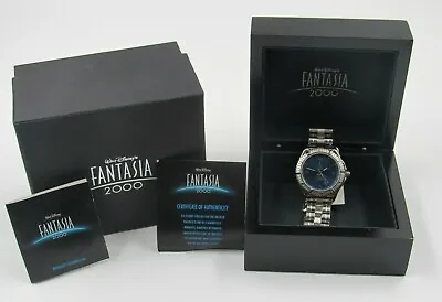 Walt Disney Gallery Fantasia 2000 Stainless Steel Watch #161/200 In Box - READ • $149.99