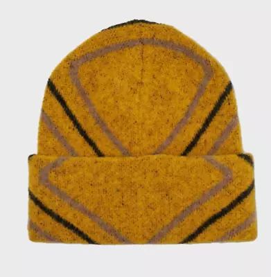 J. Lindeberg Women's Gloria ALPACA MIX HAT AWAC07053 K099 Yellow NEW • $39.99