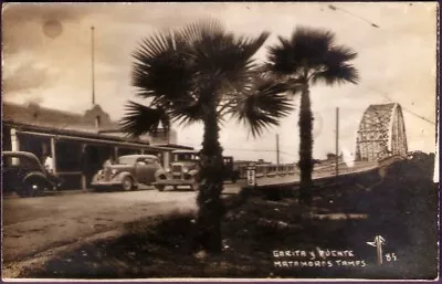 Vintage International Brownsville & Matamoros Bridge Real Photo Postcard • $14.99