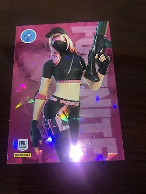 $34.99 • Buy 2022 Panini Fortnite Series 3 Cracked Ice #27 Athleisure Assassin Rare Outfit