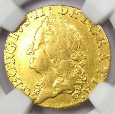 £1128.04 • Buy 1760 Britain George II Gold Half Guinea 1/2G - Certified NGC XF Details (EF)