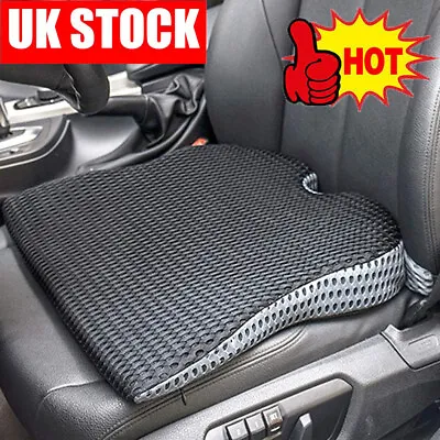 Car Seat Cushion Memory Foam For Driving Wedge Driver Booster Office Chair Pad • £17.89