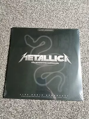 Metallica The Woodstock Chronicles 1994 Clear Coloured 2LP Vinyl Records No CD • £0.99