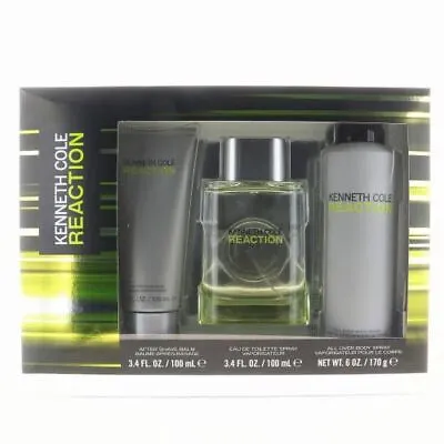Kenneth Cole Reaction Cologne Gift Set For Men 3 Pieces • $45.32