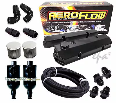 Aeroflow Holden 308 V8 Torana LJ LH LX Alloy Rocker Covers & Breather Kit • $1195