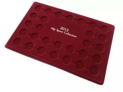 Coin Collection Display Tray Case London 2012 Olympic 50p Holder Schulz P50P • £10.48