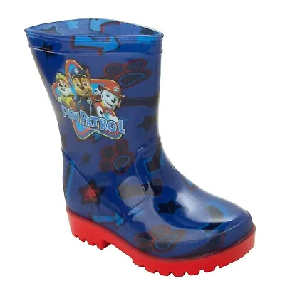 Boys Paw Patrol Wellies Wellys Rain Wellington Boots Younger Boys Uk Size 5-10 • £11.95