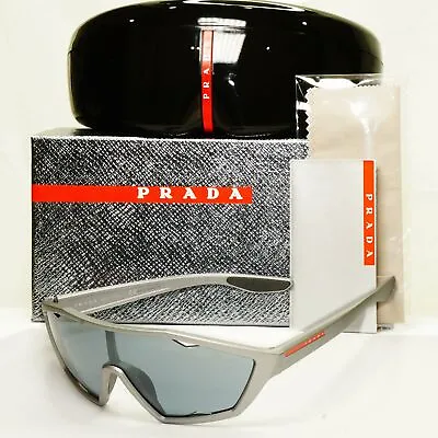 Prada Shield Visor Grey Sunglasses Sailing Cycling Ski PS 16US SPS 16U 449-5L0 • £135