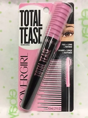CoverGirl Total Tease Mascara 805 BLACK Washable NEW AND SEALED • £9.56