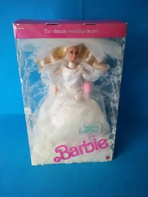 Wedding Fantasy Barbie - Vintage 1989  NIB BOX Free Shipping EUC • $45