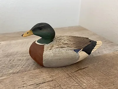 Mallard Drake Duck Figurine American Wild Fowl Series 1985 Signed Resin • $14.95