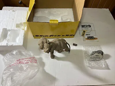 The Herd Beau # 3151  Marty Sculptures Inc Elephant Figurine With Box Retired • $59.99