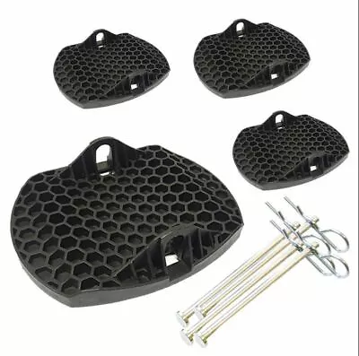 £11.99 • Buy Caravan Corner Steady Heavy Duty Feet Jack Pads Leg Foot Pad Deluxe Metal Pin