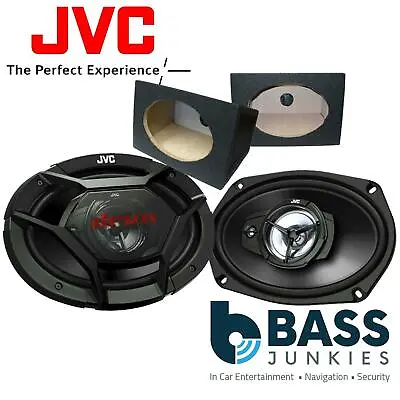 £79.90 • Buy JVC 3 Way 1000 Watts A Pair 6x9 Car Van Speakers MDF Boxes & Speaker Wire