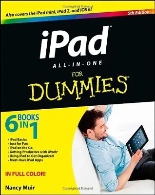 IPad All-in-One For Dummies By Muir Nancy C. Book The Cheap Fast Free Post • £4.32