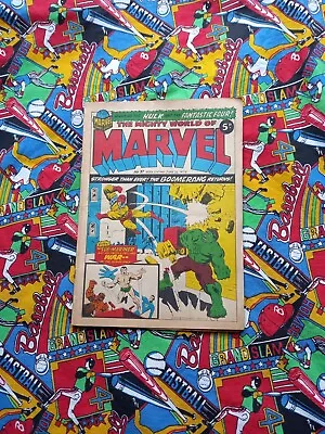 The Mighty World Of Marvel Comic No.37 June 161973 • £18