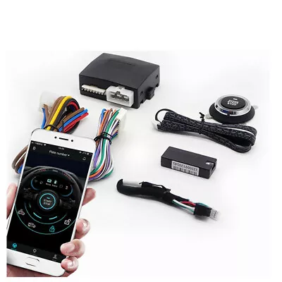 12V Car One-key Engine Start Smart Phone Bluetooth Remote System App Locking Kit • $52.10