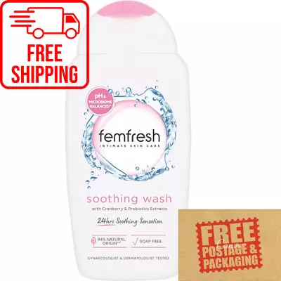 £2.89 • Buy Femfresh Ultimate Care Soothing Wash - Intimate Daily Vaginal Feminine Hygiene �