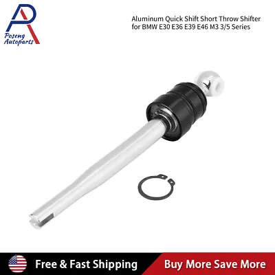 Quick Shift Short Throw Shifter For BMW E30 E36 E39 E46 M3 3/5 Series Aluminum  • $29