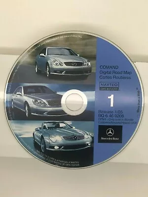 MERCEDES NAVIGATION DVD COMAND NAVTEQ RELEASE 1/05 - Discs 1-10 - Free Shipping! • $24.95