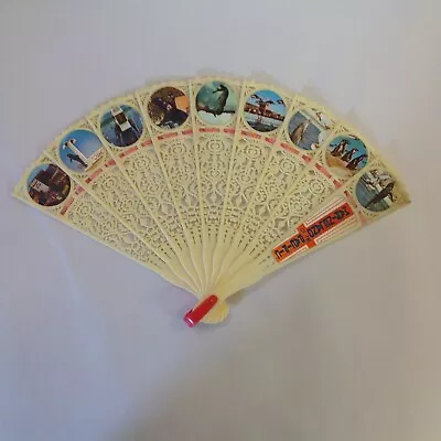 Vtg Souvenir Marineland Of The Pacific Plastic Hand Fan Color Photo Images CA • $22.99