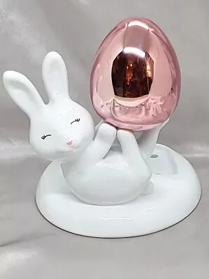 Bath & Body Works Ceramic BUNNY With EASTER EGG Foaming Soap Holder  • $18.99