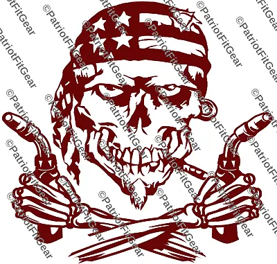 WelderIron WorkerSkull BandannaMillwright10 X10 MechanicWelderVinyl Decal • $15.45