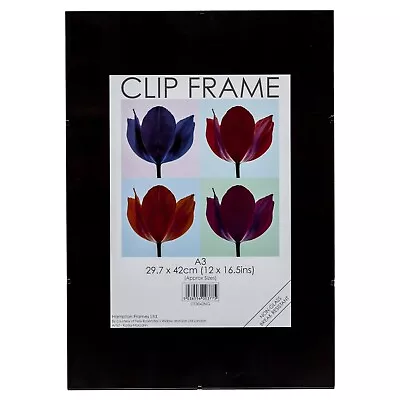 A1 A2 A3 A4 Clip Frame Frameless Certificate Frame Poster Frame Great Value • £3.78