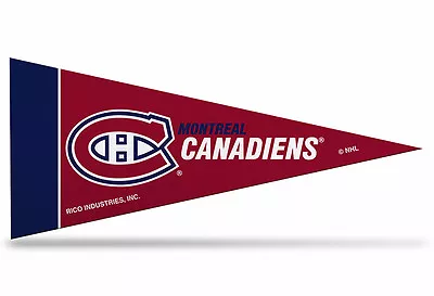 Montreal Canadiens NHL Mini Pennant 9 X4 NewFelt Made In USA • $2.49