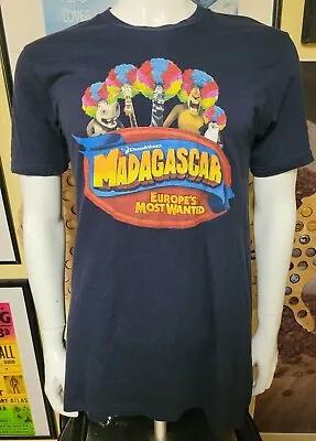 Dreamworks Madagascar 3 Europe's Most Wanted Promo T Shirt Medium Movie 2012  • $19.99