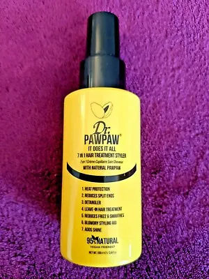 Dr Pawpaw 7 In 1 Hair Treatment Styler 100ml Spray Vegan Friendly It Does It All • £4.45