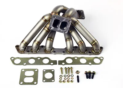 Turbo Manifold For Toyota Supra Mk4 Lexus GS300 2JZGE SCHEDULE 40 T4 Twin Scroll • $279.99