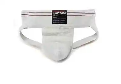 SAFETGARD Athletic Supporter With Hard Cup Adult Cup Size X-Large White NIP • $8