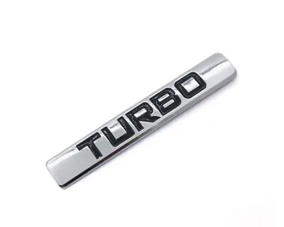 Turbo Boot Badge Silver Black Emblem For Ford Focus Fiesta Escort RS SL XR5 ST • $12