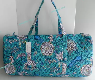 Vera Bradley XL Traveler Duffel Bag XL Travel Bag In Peacock Garden • $64.99