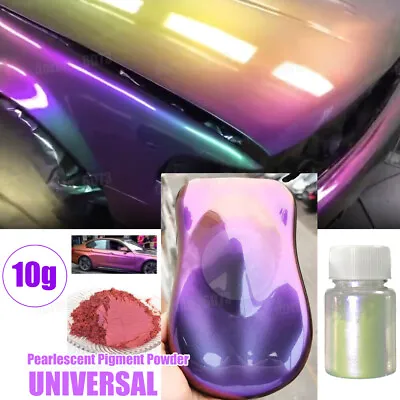 DIY Chameleon Pearl Pigment Powder Metal Sparkle Shimmer Car Modified Paint 10g • $5.40