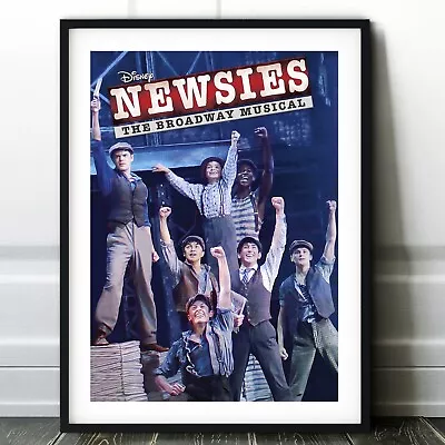 Newsies Musical Poster Print - West End Wall Art - Broadway Play Theatre • £19.99