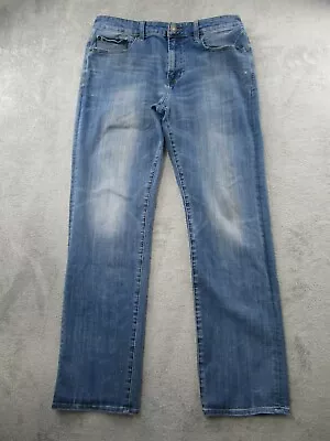 American Eagle Jeans Men's 36x34 Relaxed Straight Denim Medium Wash AEO Flex 4 • $21.95