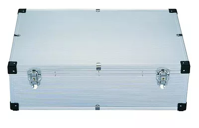 1 X 1000 DJ Aluminium Flight Carry Case With Numbered Sleeves Dvd CD Disc • £74.88
