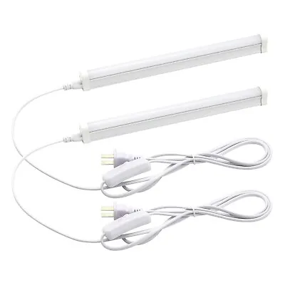 1FT Led Tube Light 6500k Cool White 5W Utility Shop Light W/ Power Cord 2Pack • $17.99