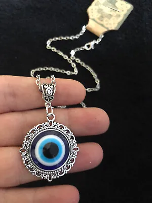 £5.80 • Buy Turkish Evil Eye Pendant Amulet Ayn Al-ḥasūd Nazar Greek Protection Lucky Charm