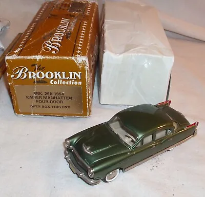 Brooklin Models 1954 Kaiser Manhattan Car Die Cast Toy 1:43 Brk 295 Boxed • $124.99