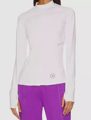 $100 Adidas By Stella McCartney Women's White Training Long Sleeve Top Size 2XS • $32.38