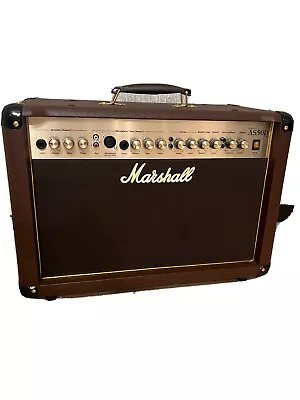 Marshall AS50D 2-Channel 50W Acoustic Guitar Combo Amplifier With 2x8  Celestion • $399