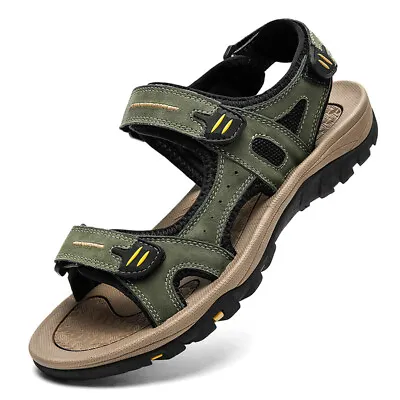 Casual Comfortable Men Sandals Soft Slip On Mens Sandal For Male Summer Sandle • £39.95