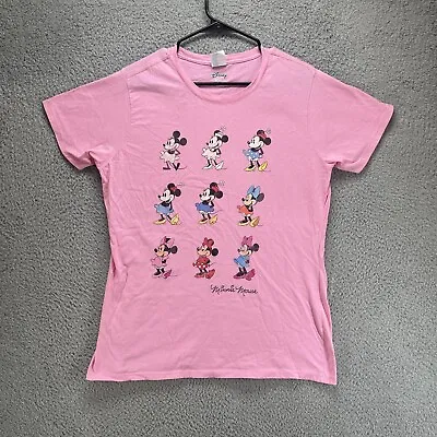 Port & Company Disney Minnie Mouse Pink Graphic T Shirt Women’s Size XL H9 • $15.50