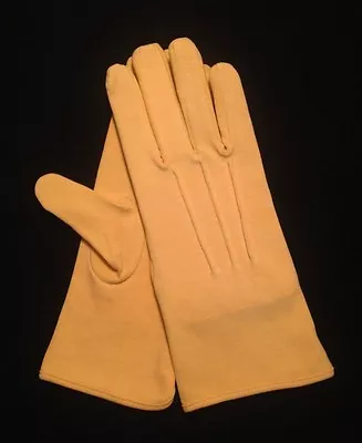 Mens Buff Cotton Dress Gloves Slip-On (BCG-PR) • $8.95