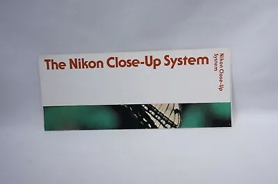 $4 • Buy The Nikon Close-Up System Extension Ring K PB-4 PS-4 PS-5 BR-2 Booklet Brochure